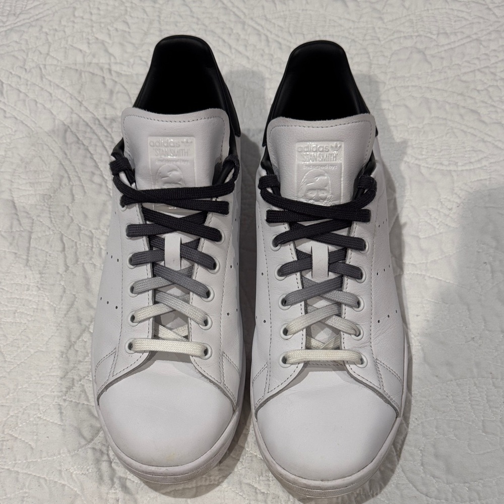Adidas Men's Stan Smith White and Black Sneakers Mens Size 12 Great Condition
